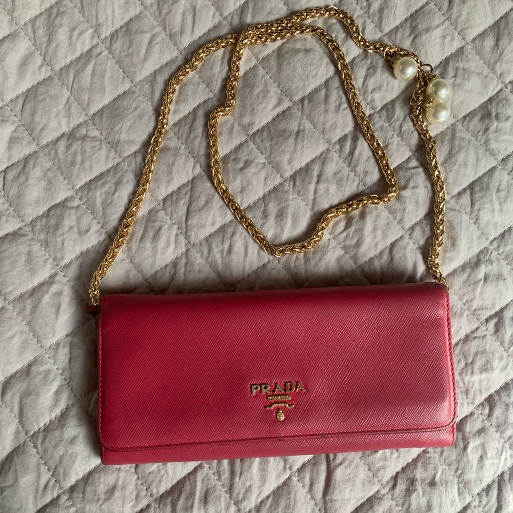 Authentic Prada long wallet